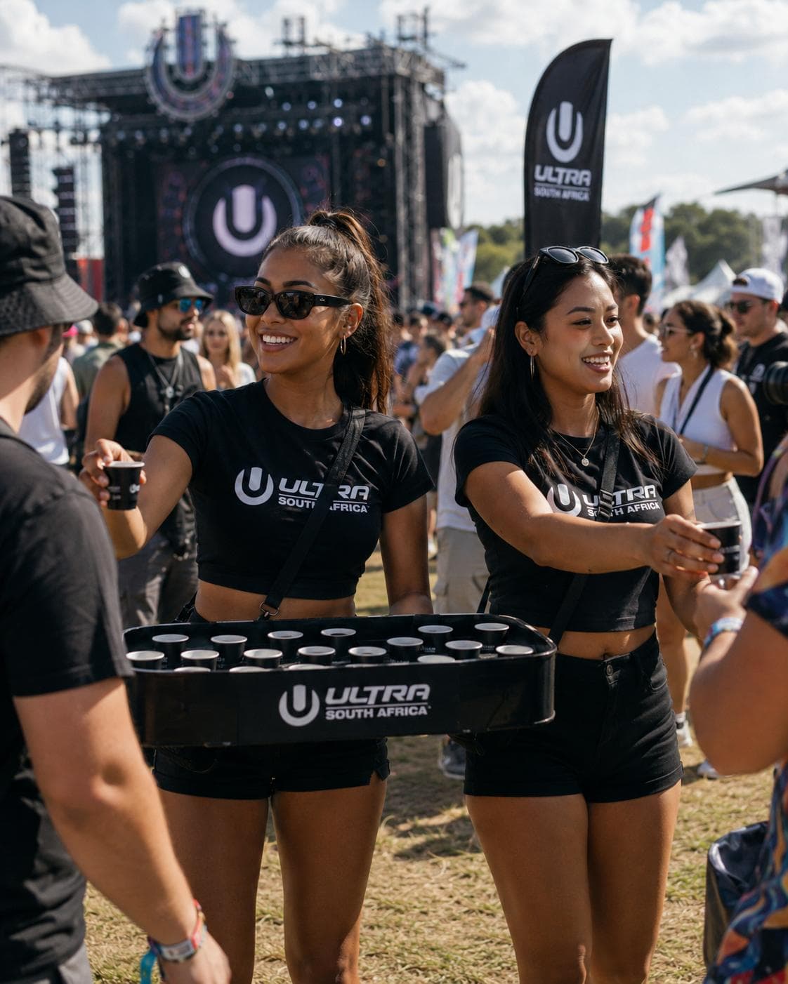 Silq Promotions staff at Ultra South Africa, Sponsor activation